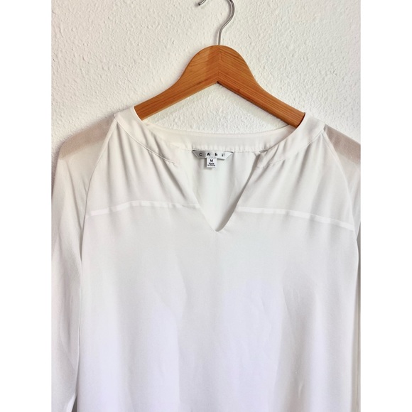 Cabi while long sleeve blouse - Picture 5 of 6